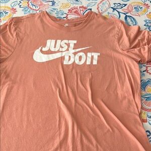 Nike Orange Short Sleeve Tee Just Do It